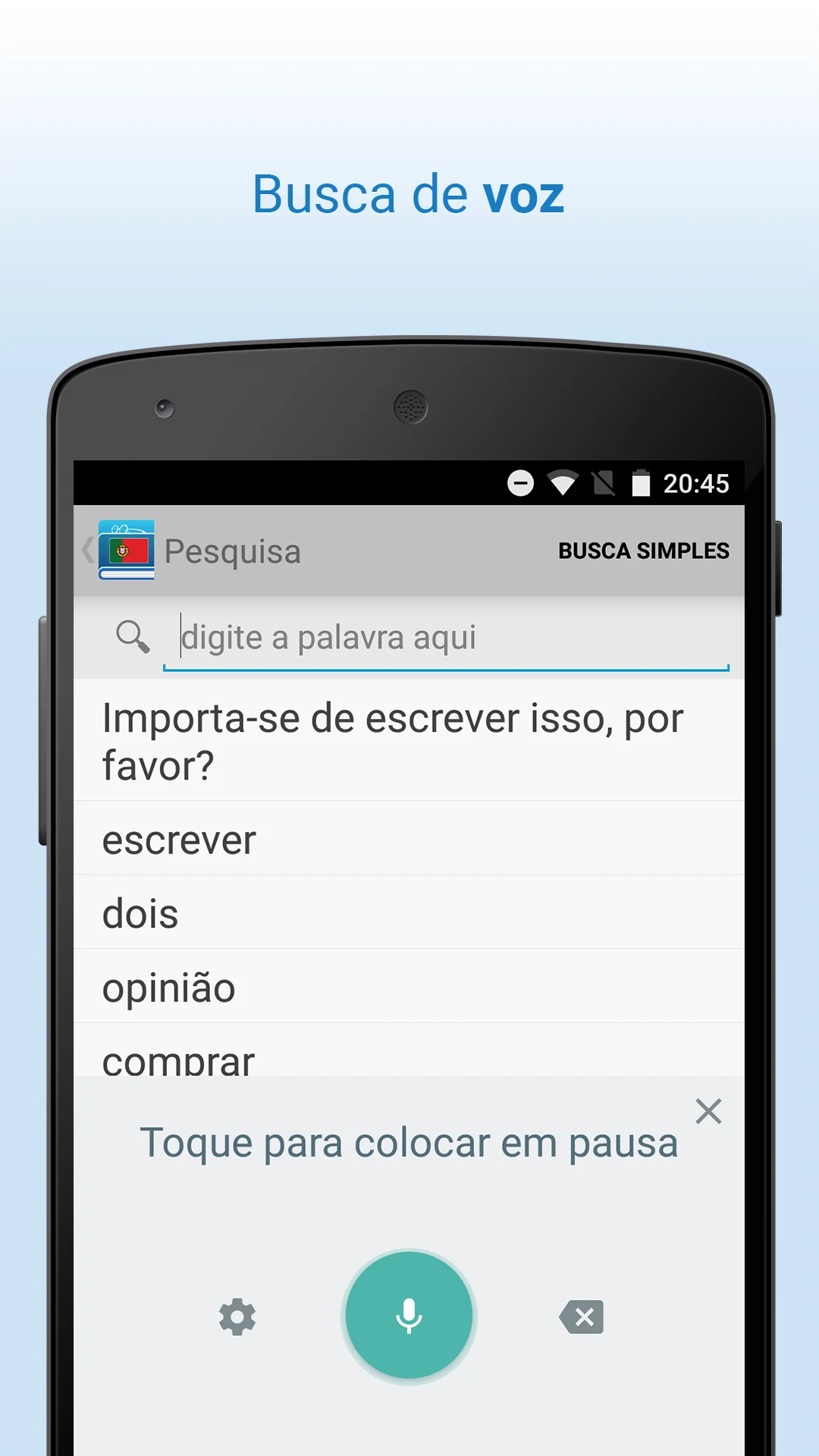 Dicionário Português screenshot