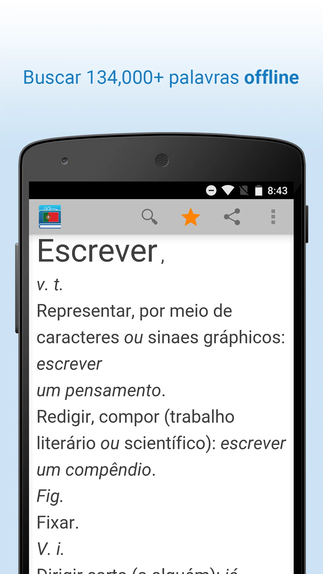 Dicionário Português screenshot