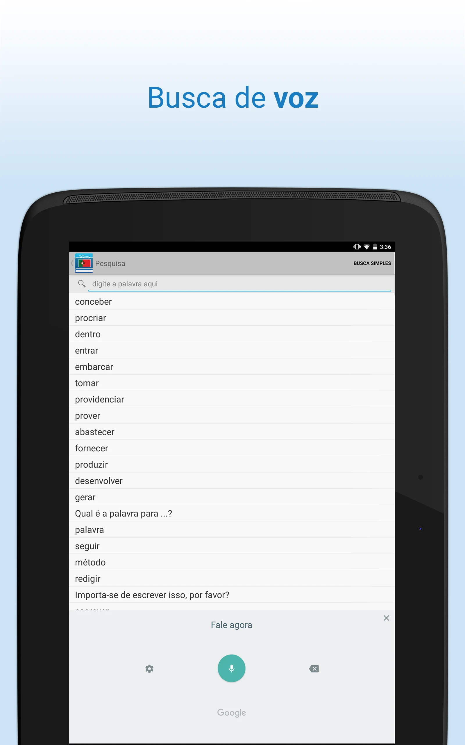 Dicionário Português screenshot